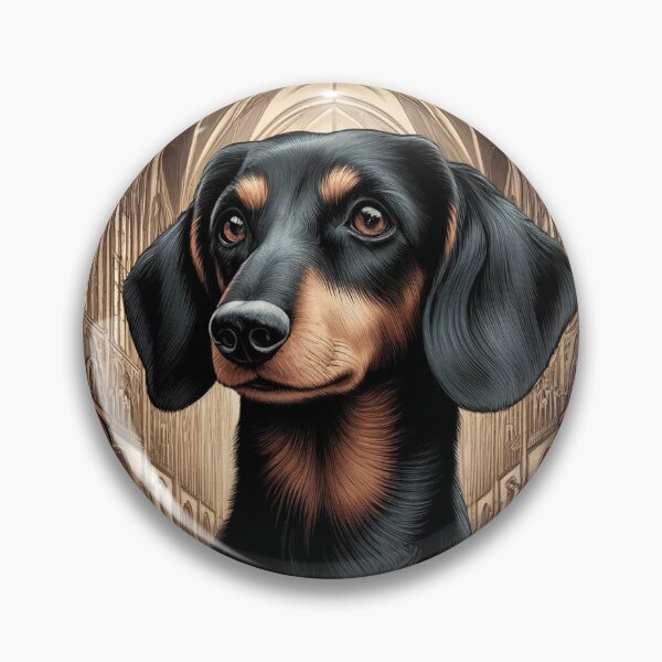 Item preview, Dachshund Gothic Portrait designed and sold by PetPaletteCards.