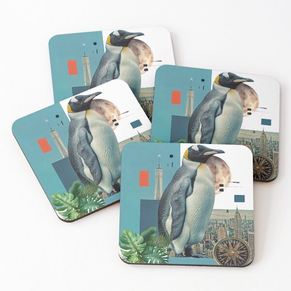 Item preview, Collage Wall Art T-shirt Design: Emperor Penguin designed and sold by ForeverPrintsOK.