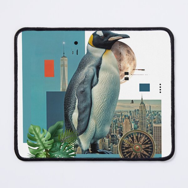 Item preview, Collage Wall Art T-shirt Design: Emperor Penguin designed and sold by ForeverPrintsOK.