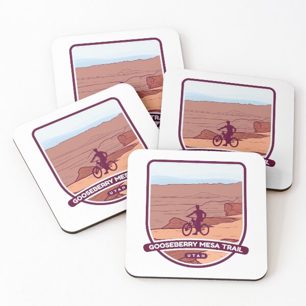 Item preview, Gooseberry Mesa Trail - Utah mountain biker designed and sold by Moritz Schwäble.