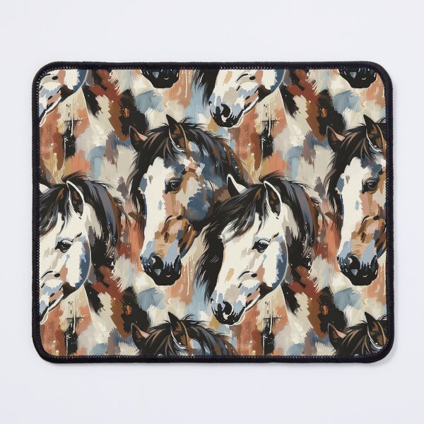Item preview, Abstract Horse Heads designed and sold by JenArtish.