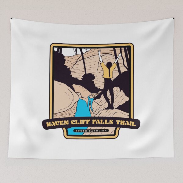 Item preview, Raven Cliff Falls Trail - South Carolina Hiker designed and sold by Moritz Schwäble.