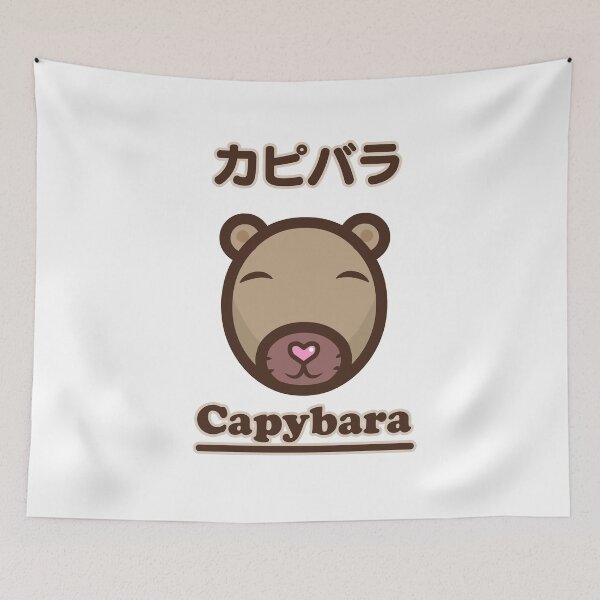 Item preview, Heart Nose Capybara カピバラ designed and sold by rafael-e-h.