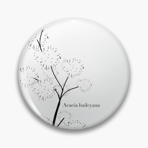 Item preview, Minimalist Acacia baileyana flowers designed and sold by K-and-Arts.