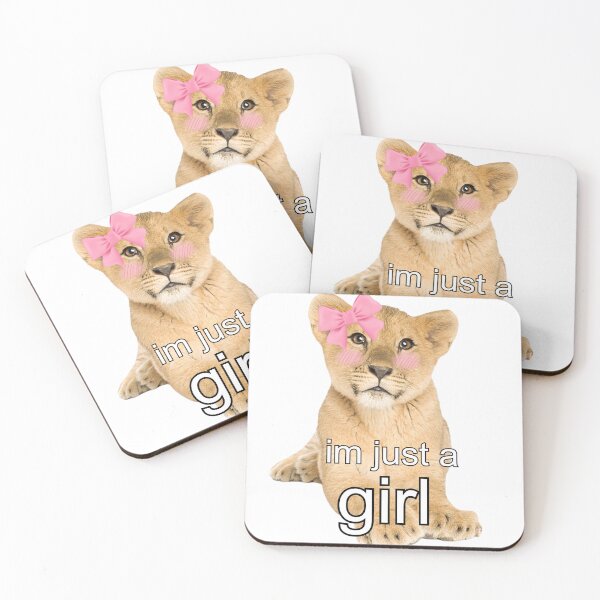 Item preview, im just a girl lion  designed and sold by SillyLittleSnek.