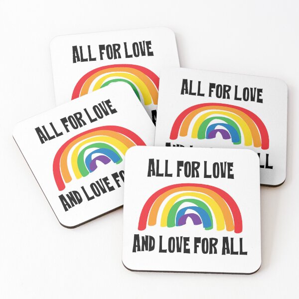 Item preview, all for love and love for all pride rainbow designed and sold by steymo.