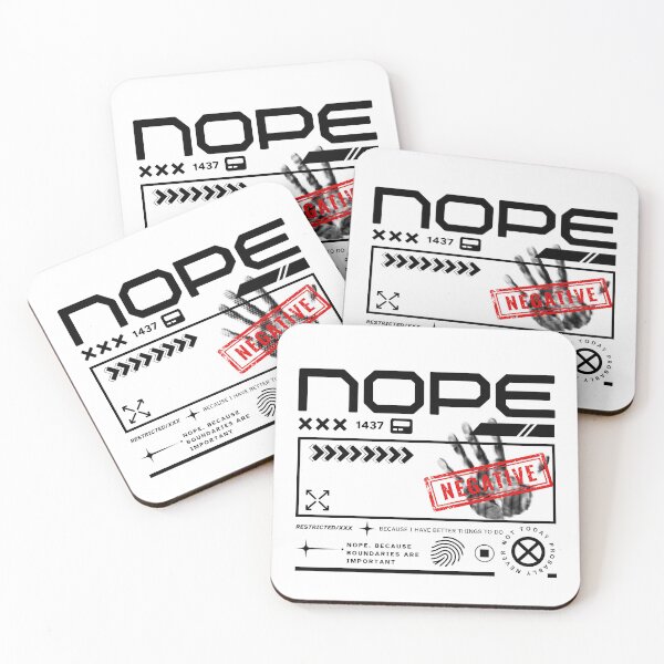 Item preview, Nope Because Boundaries Are Important designed and sold by InkWhirl.