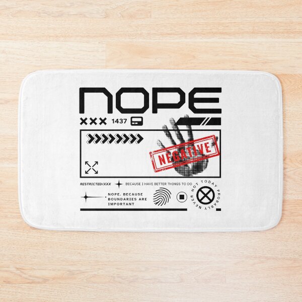 Item preview, Nope Because Boundaries Are Important designed and sold by InkWhirl.
