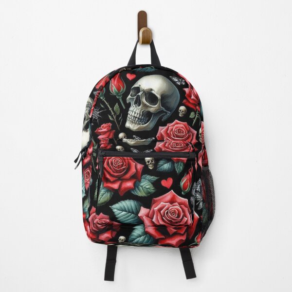 Item preview, Red roses and skulls designed and sold by Libretti.