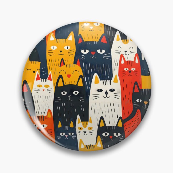 Item preview, Cute Colorful Kitties Pattern designed and sold by sheprint.