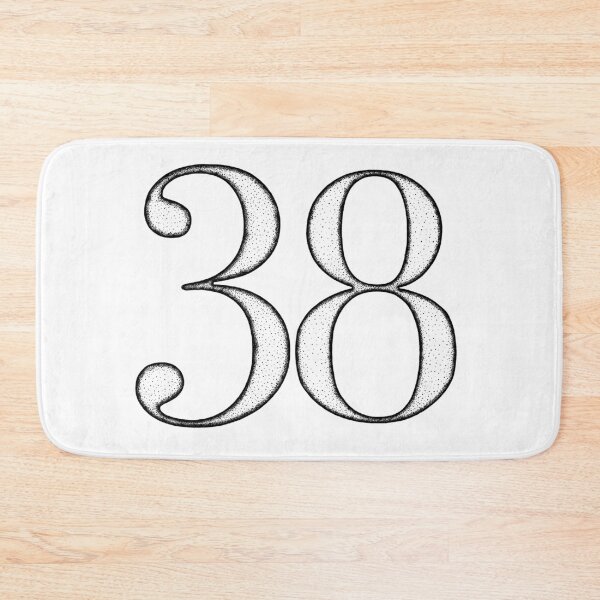 Item preview, Dotart/Dotwork illustration of Number 38 designed and sold by MagnetitaBySil.