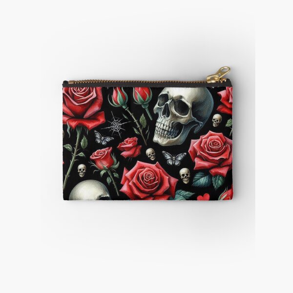 Item preview, Red roses and skulls designed and sold by Libretti.