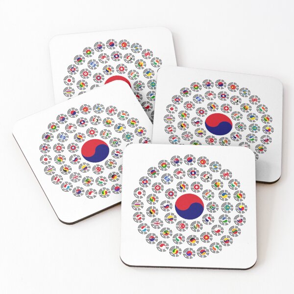 Item preview, We Are Korea Multinational Patriot Flag Collective designed and sold by Carbon-Fibre Media.
