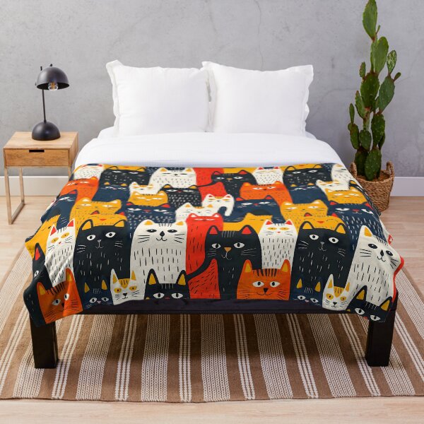 Item preview, Cute Colorful Kitties Pattern designed and sold by sheprint.