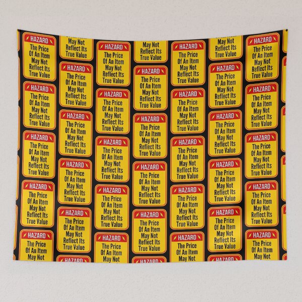 Item preview, HAZARD:  The Price Of An Item May Not Reflect Its True Value - funny warning signs designed and sold by DesignsFromTW-S.