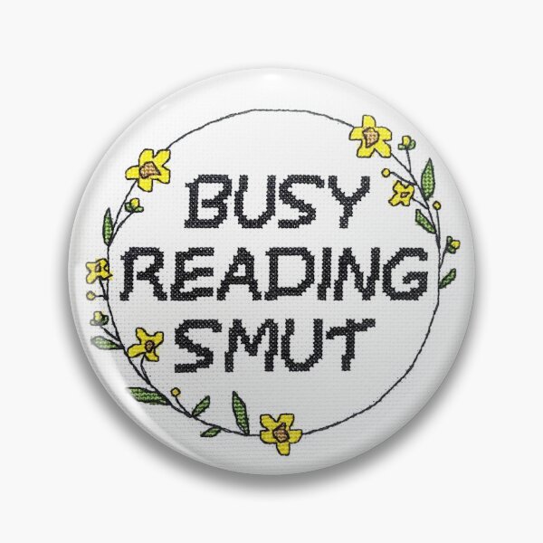 Item preview, Busy Reading Smut Cross Stitch designed and sold by JagerAndYarn.