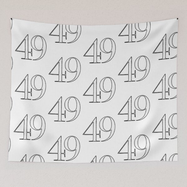 Item preview, Dotart/Dotwork illustration of Number 49 designed and sold by MagnetitaBySil.