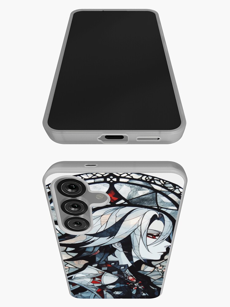 Thumbnail 3 of 4, Samsung Galaxy Phone Case, Stained Glass Arlecchino designed and sold by SchellStation.