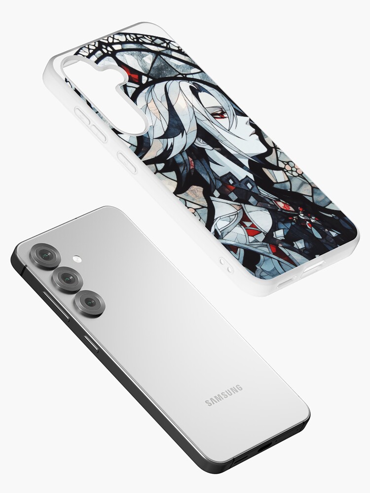Thumbnail 2 of 4, Samsung Galaxy Phone Case, Stained Glass Arlecchino designed and sold by SchellStation.