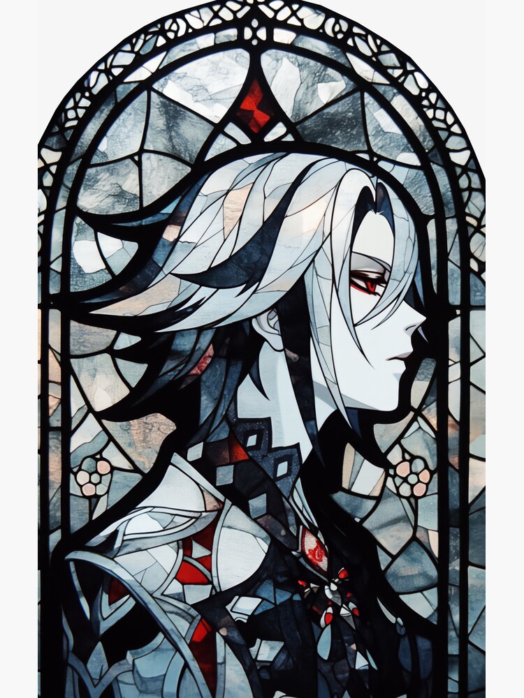 Thumbnail 4 of 4, Samsung Galaxy Phone Case, Stained Glass Arlecchino designed and sold by SchellStation.