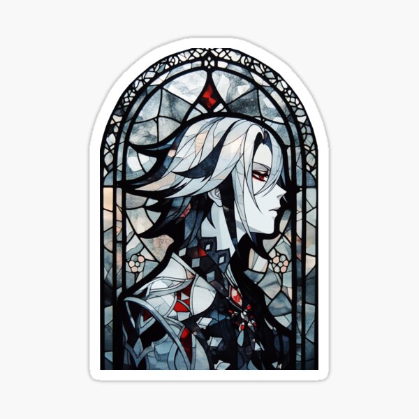 Item preview, Stained Glass Arlecchino designed and sold by SchellStation.