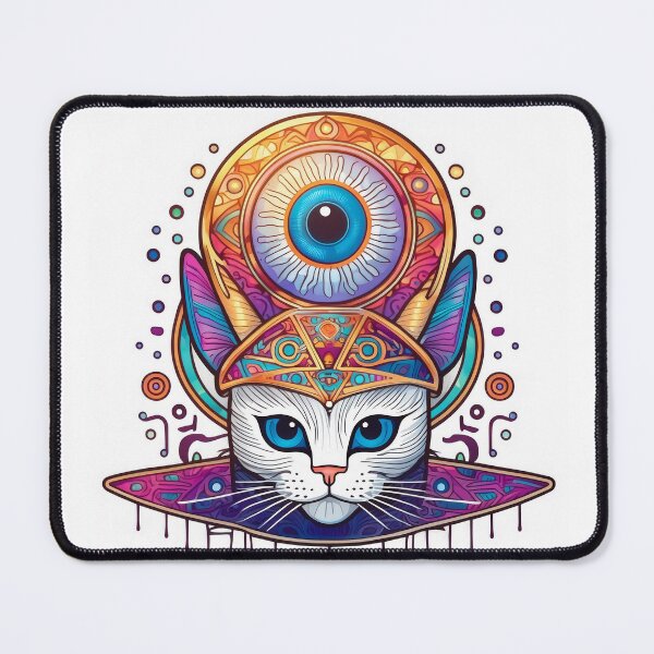 Item preview, Sacred Cat Power Sticker designed and sold by CatStickershere.