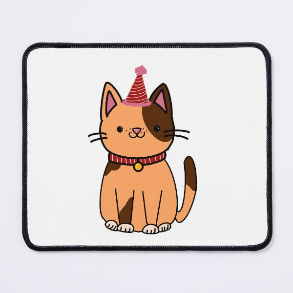 Item preview, Cat in a party hat designed and sold by xoxodesignsxoxo.