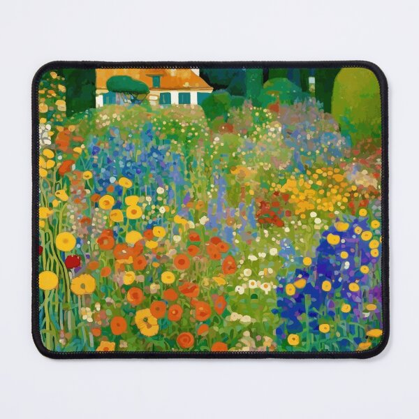 Item preview, Klimt Colorful Flower Garden Landscape designed and sold by Vicky Brago-Mitchell®.