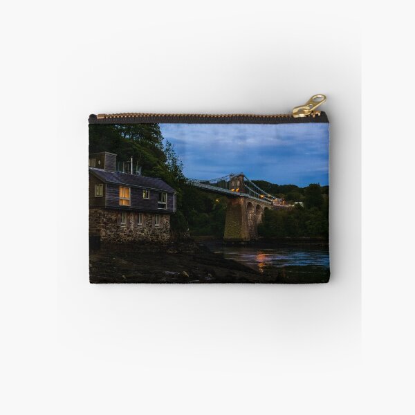 Item preview, Menai Bridge, Anglesey, North Wales, UK at Blue Hour designed and sold by EDHPhotography.