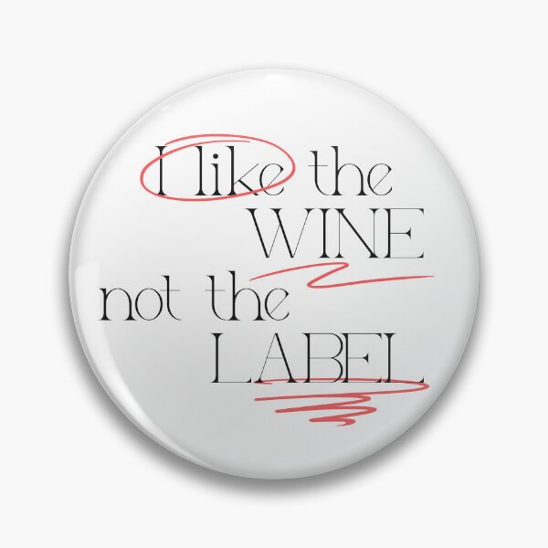 Item preview, I Like the Wine Not the Label designed and sold by ZenStitchMotifs.