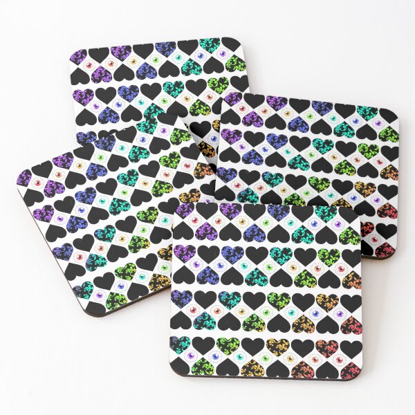 Item preview, Rainbow eye hearts  designed and sold by Caseymax.