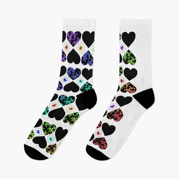 Item preview, Rainbow eye hearts  designed and sold by Caseymax.