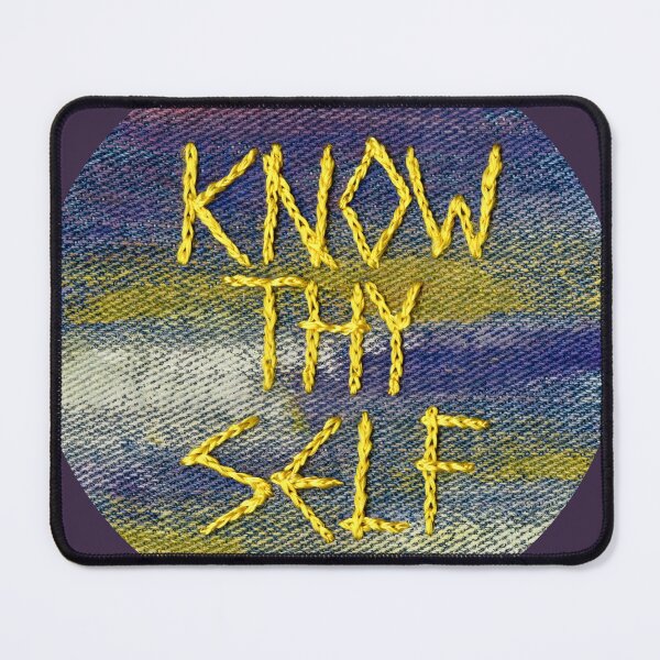 Item preview, Know Thyself Embroidery designed and sold by ashleygilland.