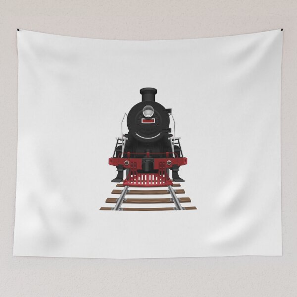 Item preview, Steam Train 19th Century Vision of Crimson and Coal Steampunk Charge designed and sold by dcohea.