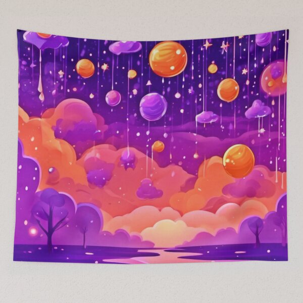 Item preview, Dreamy sky bubbles designed and sold by Health And Fitness Posts e-Store.