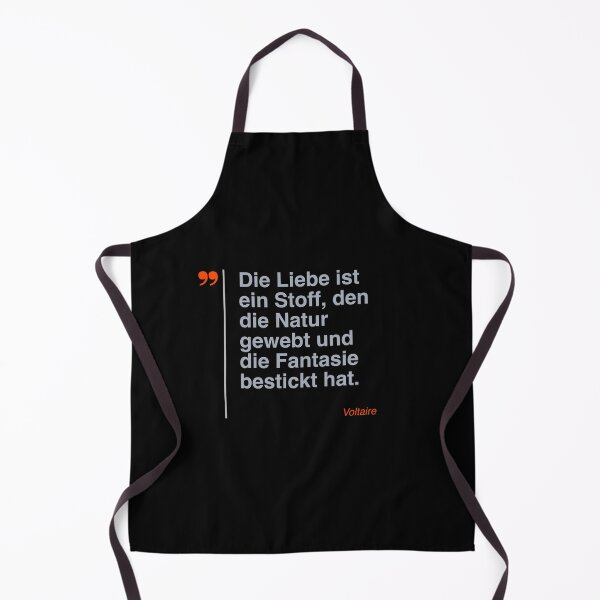 Item preview, Voltaire  Zitat über das Leben auf deutsch designed and sold by CMYKStudio.