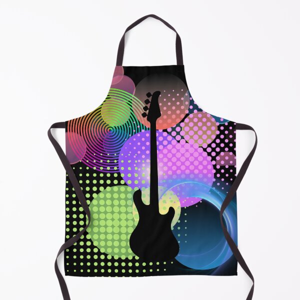 Item preview, Electric Bass In Silhouette & Color designed and sold by BrightrDayMusicArt.