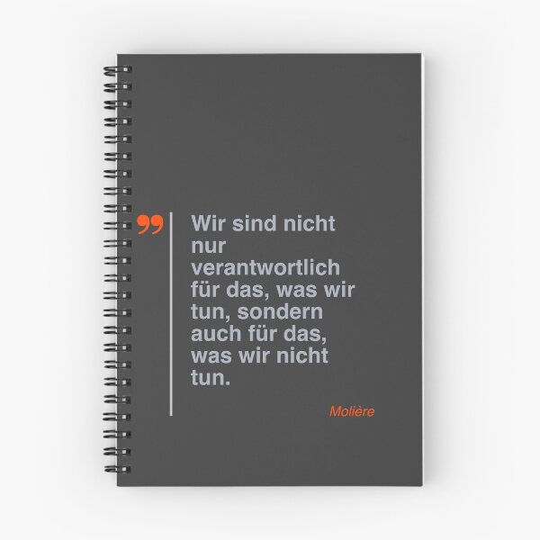 Item preview, Molière  Zitat über das Leben auf deutsch designed and sold by CMYKStudio.