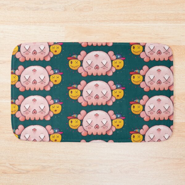 Item preview, Pink skull with emojis  designed and sold by Franco Moody.