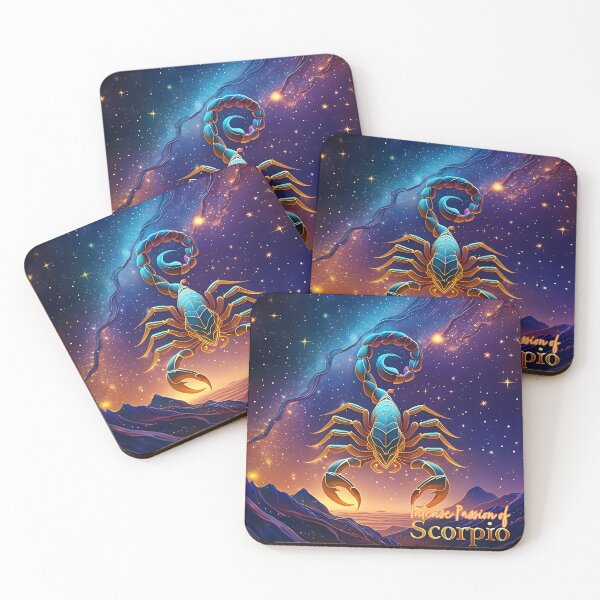 Item preview, Scorpio Star Power - Intense Cosmic Journey Artwork designed and sold by AmvaDesigns.