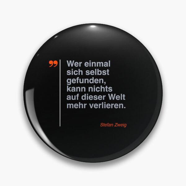 Item preview, Stefan Zweig Zitat über das Leben auf deutsch designed and sold by CMYKStudio.