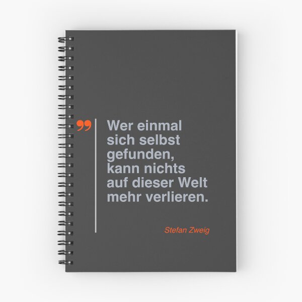 Item preview, Stefan Zweig Zitat über das Leben auf deutsch designed and sold by CMYKStudio.