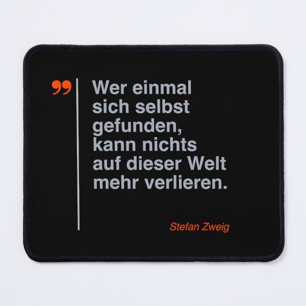 Item preview, Stefan Zweig Zitat über das Leben auf deutsch designed and sold by CMYKStudio.