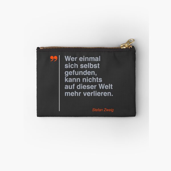 Item preview, Stefan Zweig Zitat über das Leben auf deutsch designed and sold by CMYKStudio.