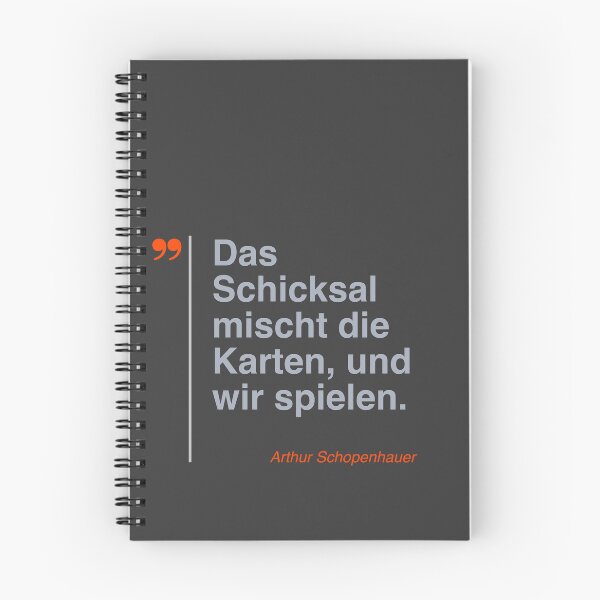 Item preview, Arthur Schopenhauer Zitat über das Leben auf deutsch designed and sold by CMYKStudio.