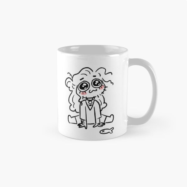 Item preview, sweet kitty with fish! designed and sold by eddiepeaches.