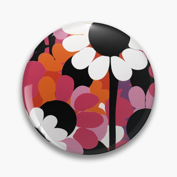 Item preview, Flower Power in white, orange, pink designed and sold by Artlizzard.