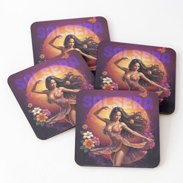 Item preview, SALSERA TROPICAL FLORAL DANCER GIF LATIN WOMAN designed and sold by La Loca.