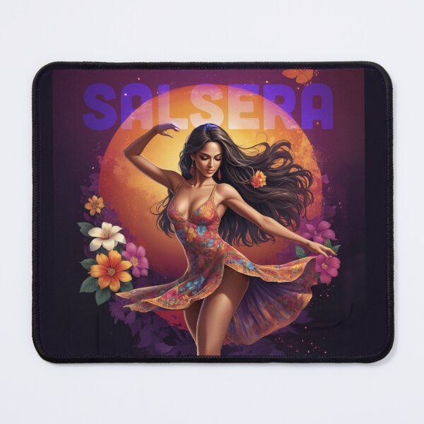 Item preview, SALSERA TROPICAL FLORAL DANCER GIF LATIN WOMAN designed and sold by La Loca.