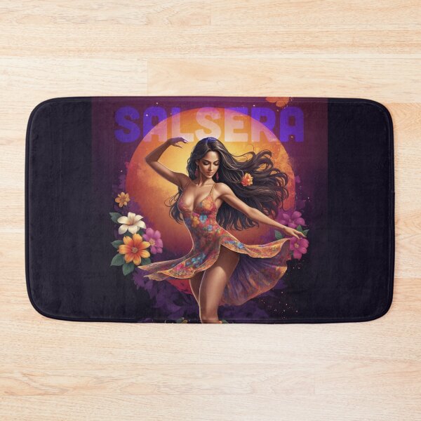 Item preview, SALSERA TROPICAL FLORAL DANCER GIF LATIN WOMAN designed and sold by La Loca.